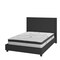 Flash Furniture Full Size Black Fabric Platform Bed & Mattress HG-BM10-38-GG - alternate 4